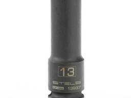 13937 Головка ударная удлиненная шестигранная, 13 мм, 1/2", CrMo//Stels