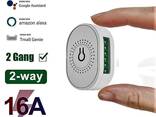 2 арналы шағын Wi-Fi қосқышы Tuya 16A Smart Life - фото 3