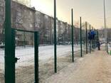 2д и 3д сетка, забор для спортивной, футбольной площадки - фото 1
