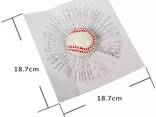 3D-наклейка на автомобиль силиконовая с имитацией разбитого стекла «Мяч в стекле» - фото 2