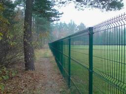 Металлическое 3D ограждение — надёжно и современно