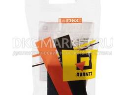 4402122 Инвертор Одноклавишный Модульный, "Avanti", "Черный Квадрат", 2 Модуля