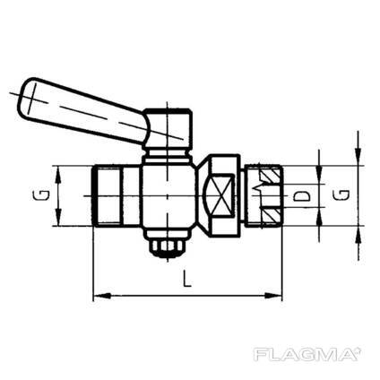53040 – Кран для отбора пробы с присоединением нержавеющий – AISI 304