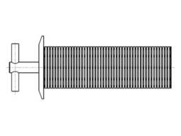 5343 V – Щеловая вставка прямого фильтра нержавеющая – AISI 304