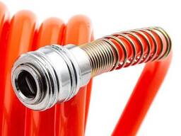 57019 Шланг спиральный воздушный 8х12мм, 18 бар, с быстросъе