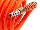 57019 Шланг спиральный воздушный 8х12мм, 18 бар, с быстросъе - фото 3
