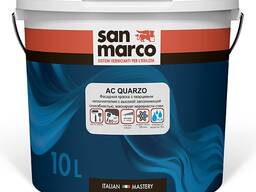 AC QUARZO выравнивающая фасадная акриловая краска, bianco 10л