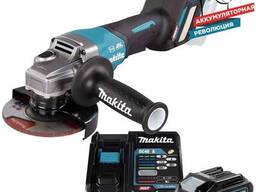 Аккумуляторная угловая шлифовальная машина с диском 125 мм XGT Makita GA029GZM101