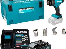 Аккумуляторный фен с энергокомплектом Makita HG001GZ02-191J67-0