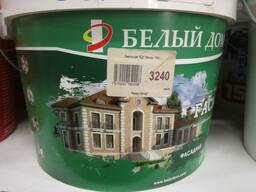 Акриловая водно-дисперсионная краска Фасадная — Белый Дом 10