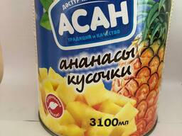 Ананас кусочки консервированные