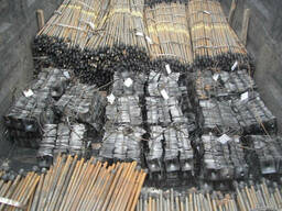 Анкерная крепь в комплекте с гайкой и демпферной пластиной