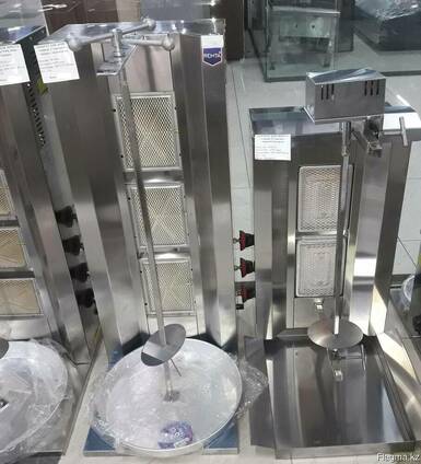 Аппарат для донера (шаурмы) газовый 3 горелки.