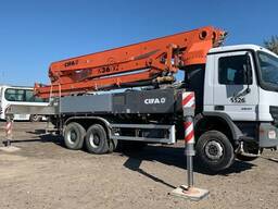 Аренда автобетононасоса Cifa 36м на шасси Мерседес Бенц