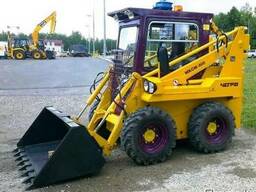 Аренда мини погрузчика и экскаватор погрузчик.