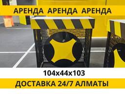 Аренда ресепшн черный металлический 104х44х103 архивник стойка тумба