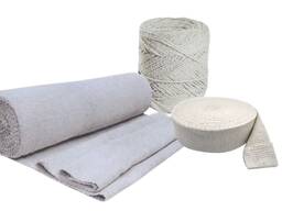 Асбестотехнические изделия: ткань; шнур, Раскрой: 1.2х0.8; 1.2х1; 0.6х1… м в Атырау