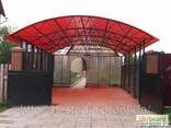 Авто навесы из сотового поликарбоната в Актобе - фото 2