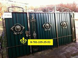 Ажурные-кованные ворота калитка