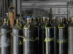 Азот в баллонах газообразный