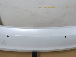 Бампер задний под 6 парктроников в сборе с кронштейнами парктроников PEARL WHITE MULTI-COA