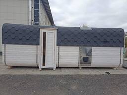 Баня Квадро-бочка BADEFASS 6.0 м. на 3пом.