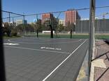 Баскетбольная площадка - покрытие и стойки со щитами - фото 1