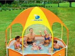 Бассейн каркасный надувной