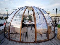 Беседка купольная арочная,
