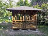 Беседки из натурального дерева на заказ - фото 1