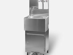 Бесконтактный умывальник К5 напольный педальный