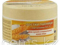 B. J. Bio Spa Крем 200мл. С ростками пшеницы + витамины А, С, Е для лица в банке