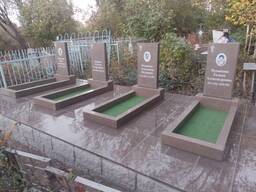 Благоустройство могил на кладбище