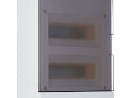 Бокс настенный Basic E 24М сер. прозр. дверь (с клемм)