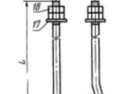 Болт фундаментный М42*1320 ГОСТ тип 1.1