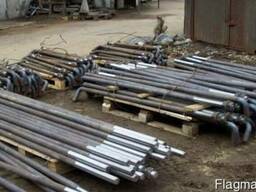 Болты фундаментные прямые Ст3ПС,35,45,09Г2С,40Х