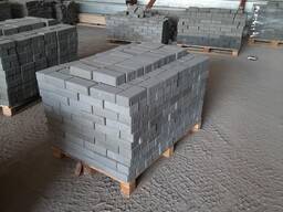 Брусчатка 200х100х60 серая, красная, черная