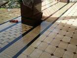 Травертин киргизский Брусчатка - фото 3