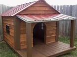 Будки и вольер для собак от производителя (дерево, имитация бруса). - фото 1