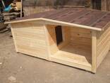 Будки и вольер для собак от производителя (дерево, имитация бруса). - фото 3
