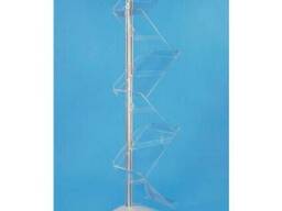 Буклетница из акрила с утяжеленным основанием