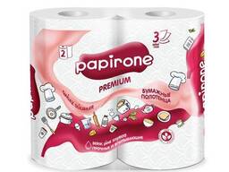 Бумажные полотенца "Papirone" (Premium) 2 рулона