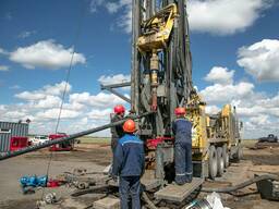 Бурение наблюдательных скважин.