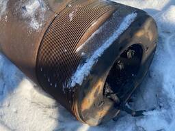 Цапфа центральная с гайкой на ЭКГ-8 № ч. 3519.06.00.000