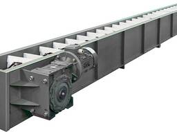 Цепной конвейер транспортер для зерна и сыпучих материалов