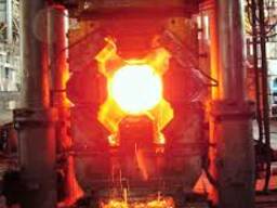 Части нагревательной печи и камер охлаждения