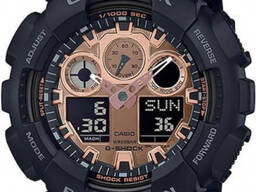 Часы Casio GA-100MMC-1A. Black and Rose Gold. G-Shock. Оригинал 100%.