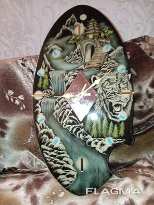 Часы настенные ручная работа