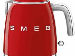 Чайник Smeg KLF05RDEU, нержавеющая сталь, красный, 1,4 кВт, ретро