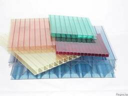Цветной поликарбонат сотовый, 6 мм (20 лет)